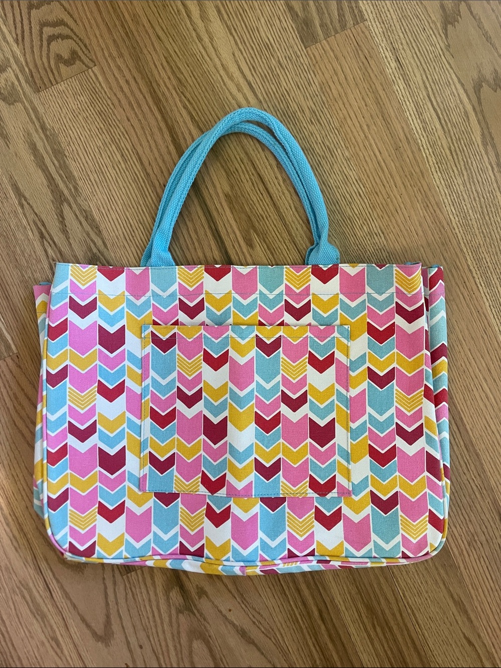 Colorful Chevron Tote Bag - Multi